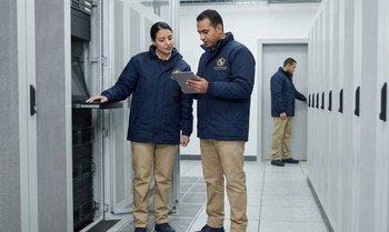 غرفة التحكم المتطورة في إيجي بلانكو للحراسات - نظام مراقبة متعدد الشاشات ومشغلون مدربون