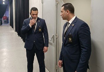 خدمات أمن الفعاليات من إيجي بلانكو للحراسات بما في ذلك التحكم في الحشود وإدارة الدخول والتنسيق التشغيلي للحضور الكثيف