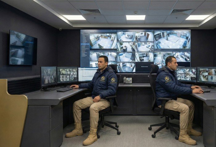 رؤية ليلية وتحليلات كاميرات المراقبة مع التصوير الحراري والأشعة تحت الحمراء