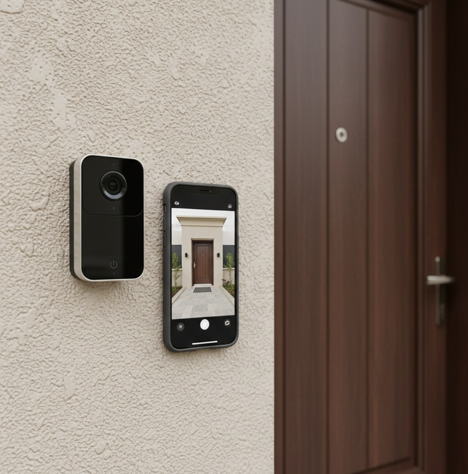 Affordable Smart Video Doorbell Camera for Home Entrance
