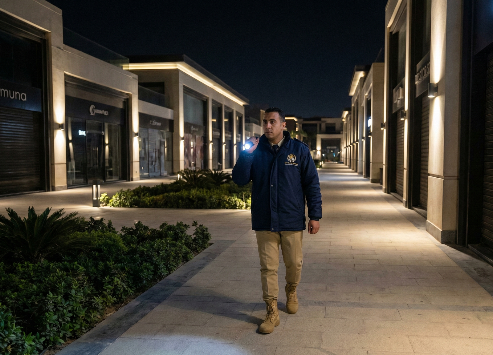 Static Security Guard on Duty